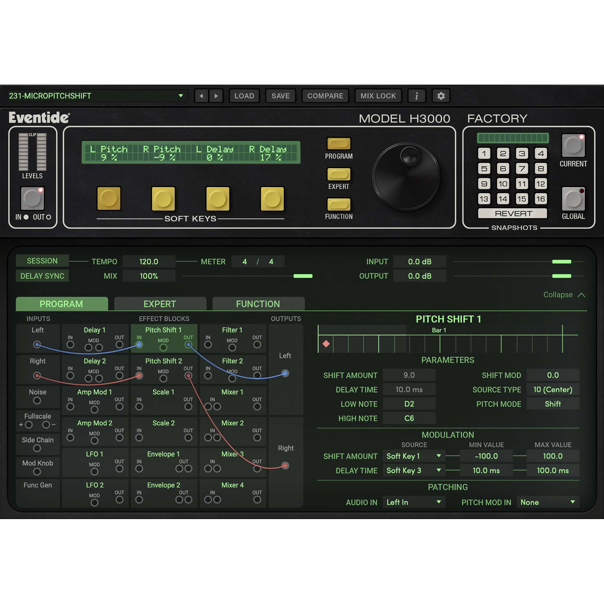 H3000 Factory MkII User Interface